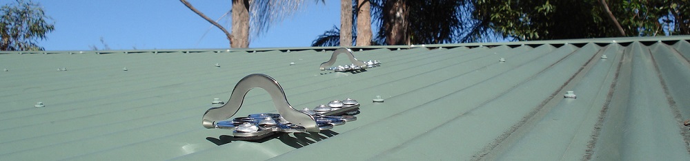 Metal roof anchor points FrogLink by SafetyLink
