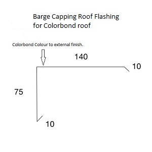Barge Capping Roof Flashing COLORBOND®