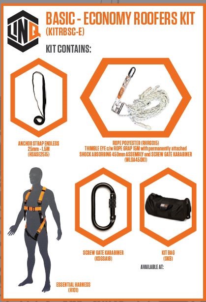 Linq Economy Basic Roofers Harness Kit