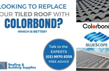 Replacing your concrete tiled roof with a Colorbond Metal Roof