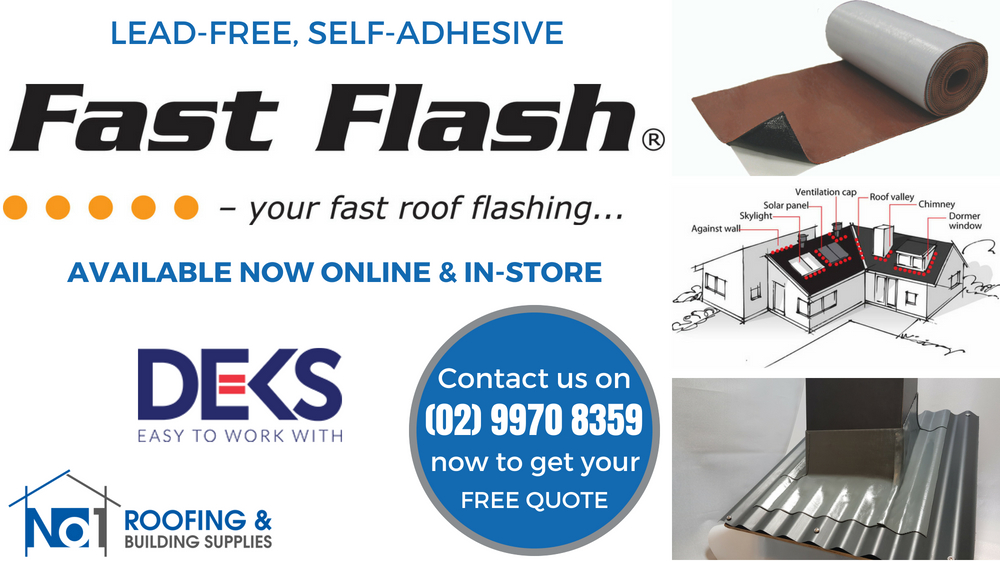 Fast Flash, the Lead-free, Self-adhesive roof flashing