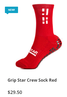 Buy Red Grip Star - non slip Socks