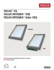 VELUX VS, VSE, AND Solar VCS deck mounted skylight installations instructions
