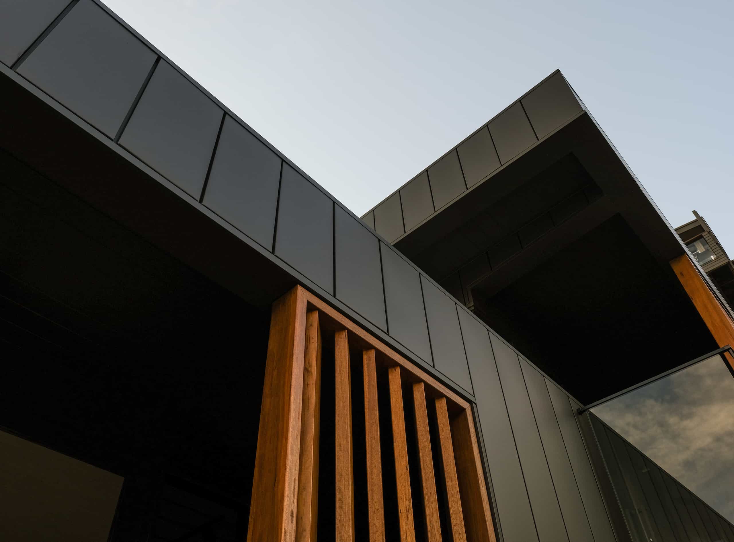 Interlocking Panels On Seaforth Property Compliments The Wood Perfectly